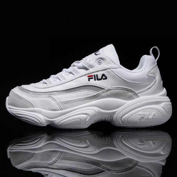 Sapatos De Estilo De Vida Fila Homem Branco - Fila Ray Run En Portugal,NRKF-03195